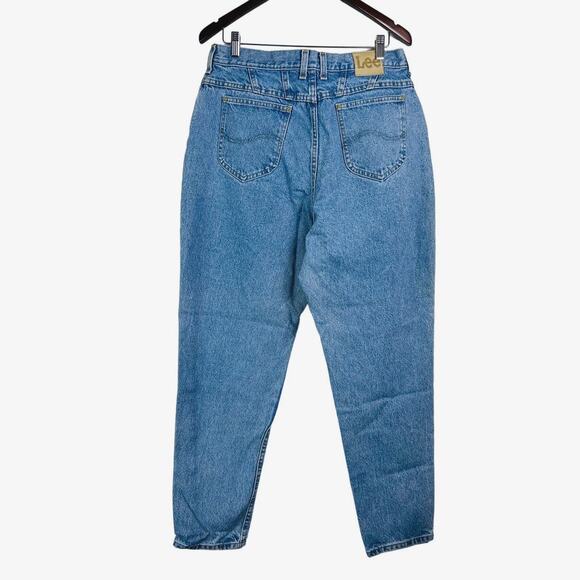 Lee Vintage Women’s 32x30 Mom Jeans 80's Blue Acid Wash Denim - Picture 4 of 10